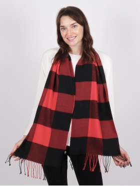 Fashion Plaid Premium Scarf